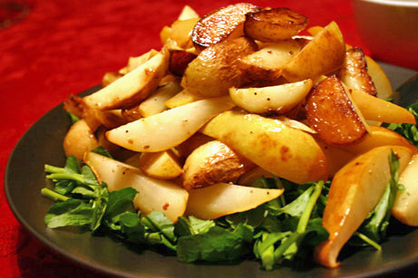 Roasted Pear and Potato Salad