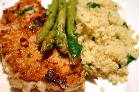 Chicken and Asparagus In White Wine Sauce 2