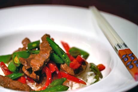 Beef and Snow Pea Stir-Fry