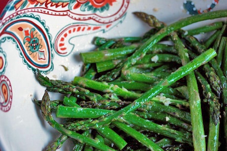 Asparagus with Horseradish Butter