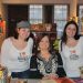 Christine Lazzari, Ree Drummond and Ashley Covelli at a cookbook signing.
