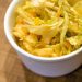 Bowl of mustard cole slaw.