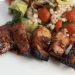 Pork Shish Kebab in Pomegranate, Sumac, and Black Pepper Marinade