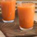 Two glasses of orange juice.