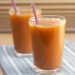 Two glasses of orange juice.