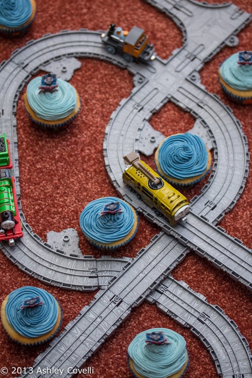 Thomas the Train Cupcakes