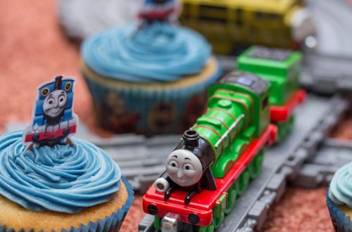 Thomas the Train Cupcakes
