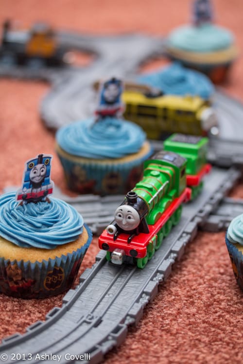 Thomas the Train Cupcakes