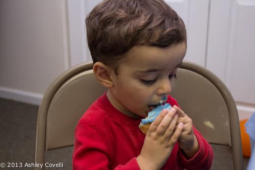 Thomas the Train Cupcakes