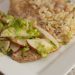Maple-Glazed Chicken with Apple-Brussels Sprout Slaw
