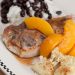 Herb Rubbed Pork Chops with Peach Sauce