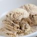 Close-up of ice cream with brown sugar and balsamic.