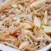 Tuna fennel pasta with apples.