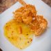 Coconut shrimp with orange dipping sauce.