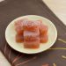 A plate of apple jellies.