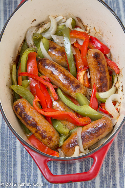 Recipe for sausage peppers deals and onions