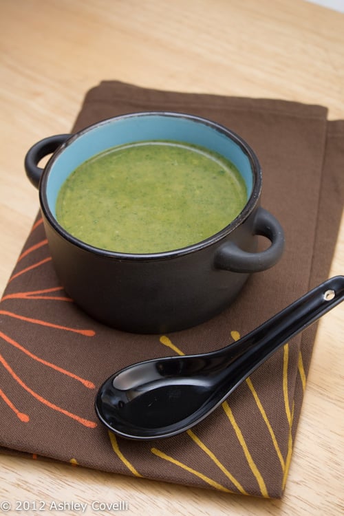 Witches’ Brew Cheesy Spinach Soup