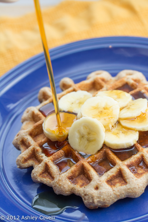 Pumpkin Pie Spiced Belgian Waffles