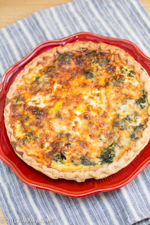 Spinach and Cheese Quiche » Big Flavors from a Tiny Kitchen