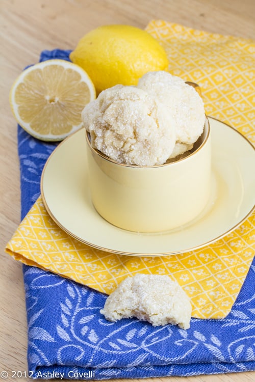 Lemon Crinkle Cookies