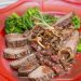Strawberry-Rosemary Vodka Marinated Flank Steak