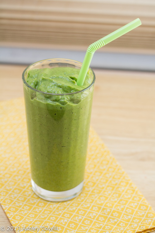 Kiwi, Mango, Avocado, Kale, Celery Green Smoothie