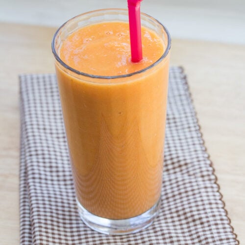 Mango, Apple, Carrot, Orange Coconut Smoothie