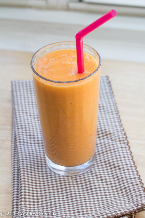 Mango, Apple, Carrot, Orange Coconut Smoothie