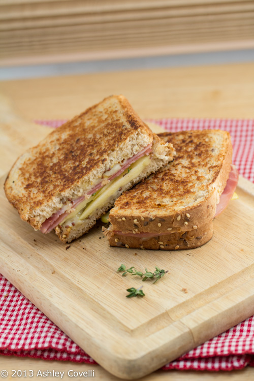 Black Forest Ham, Apple & Thyme Grilled Cheese