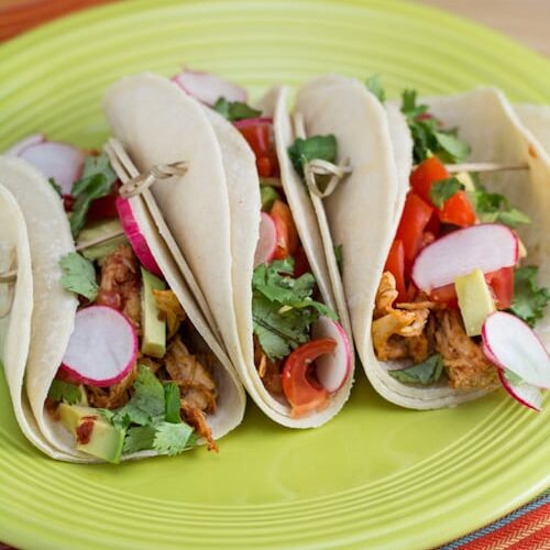 Shredded Chicken Tacos