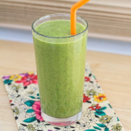 Orange, Pear, Avocado Kale Smoothie