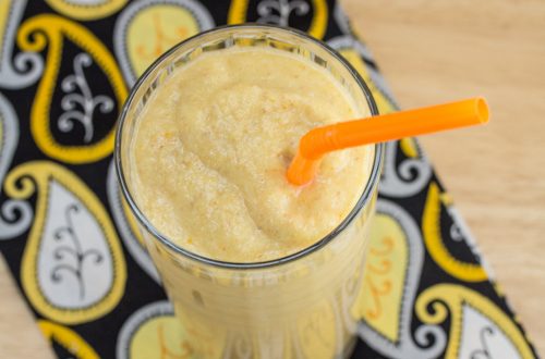 Ginger-y Orange Mango Pear Smoothie