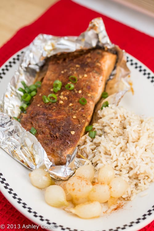 CrockPot Sweet and Spicy Salmon