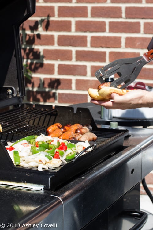 Grilled Italian Sausage and Peppers