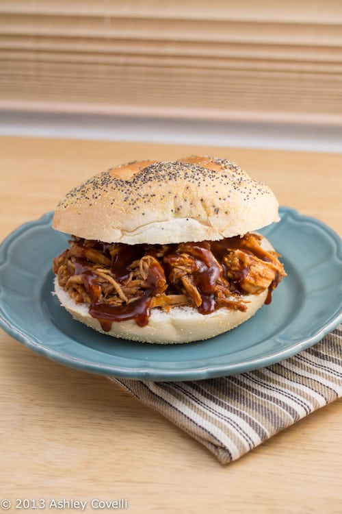 Pulled Pork Sandwiches with Hickory Bourbon BBQ Sauce