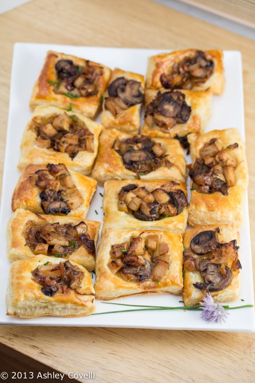 Caramelized Onion, Mushroom, Apple & Gruyere Bites