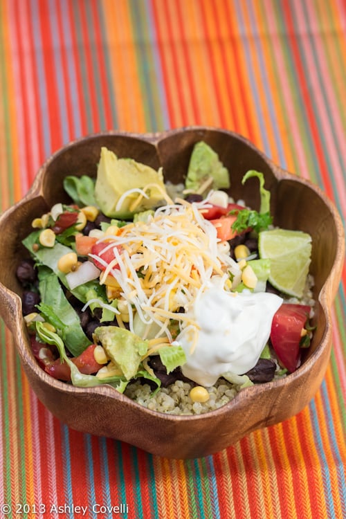 Quinoa Black Bean Burrito Bowls