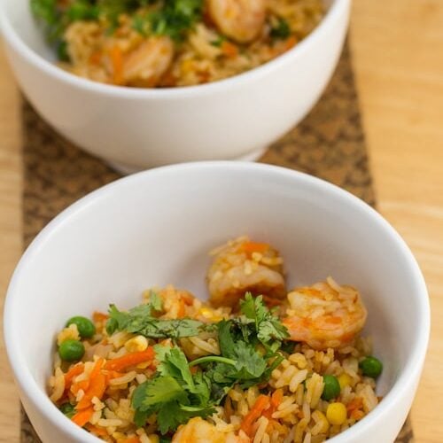 Shrimp and Vegetable Fried Rice