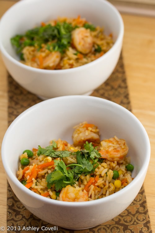 Shrimp and Vegetable Fried Rice