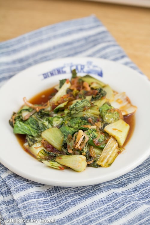 Spicy Baby Bok Choy Sauté