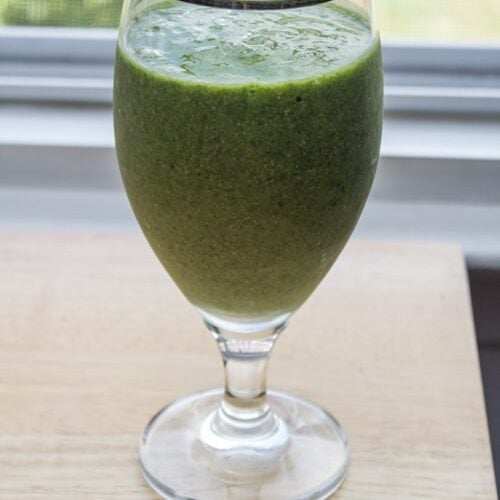 Mango, Banana, Chia Kale Smoothie