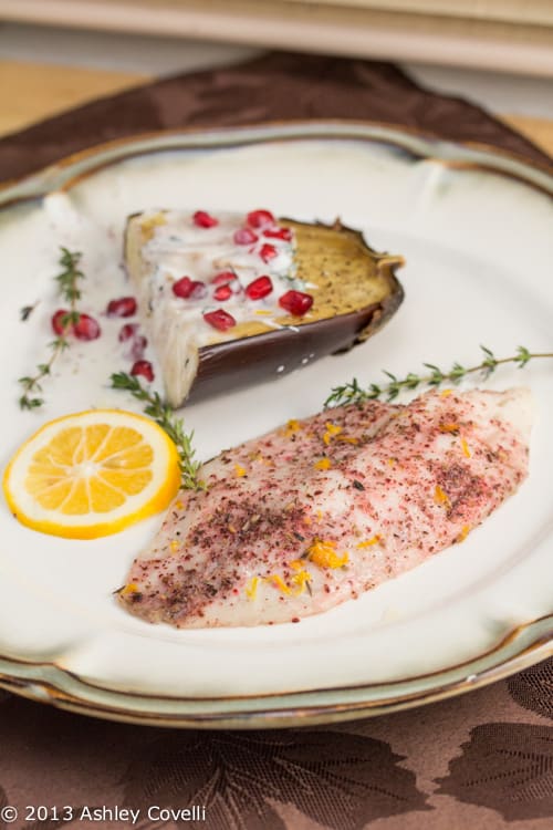 Tilapia with Za’atar and Meyer Lemon