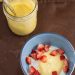 Greek Yogurt, Meyer Lemon Curd and Strawberry Parfait