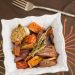 Roasted Parsnips and Sweet Potatoes with Caper Vinaigrette