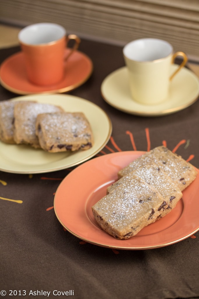 Espresso-Chocolate Shortbread Cookies