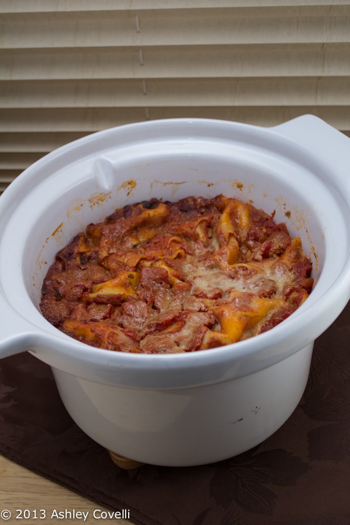 Slow Cooker Spinach Lasagna