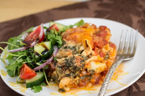 Slow Cooker Spinach Lasagna
