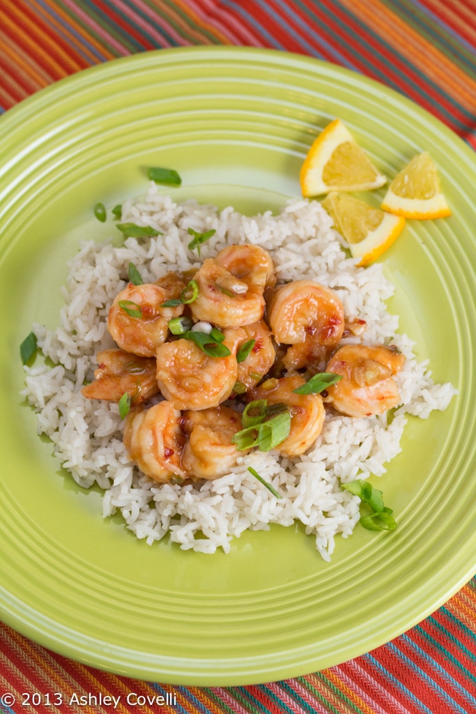 Stir-Fried Shrimp with Spicy Orange Sauce