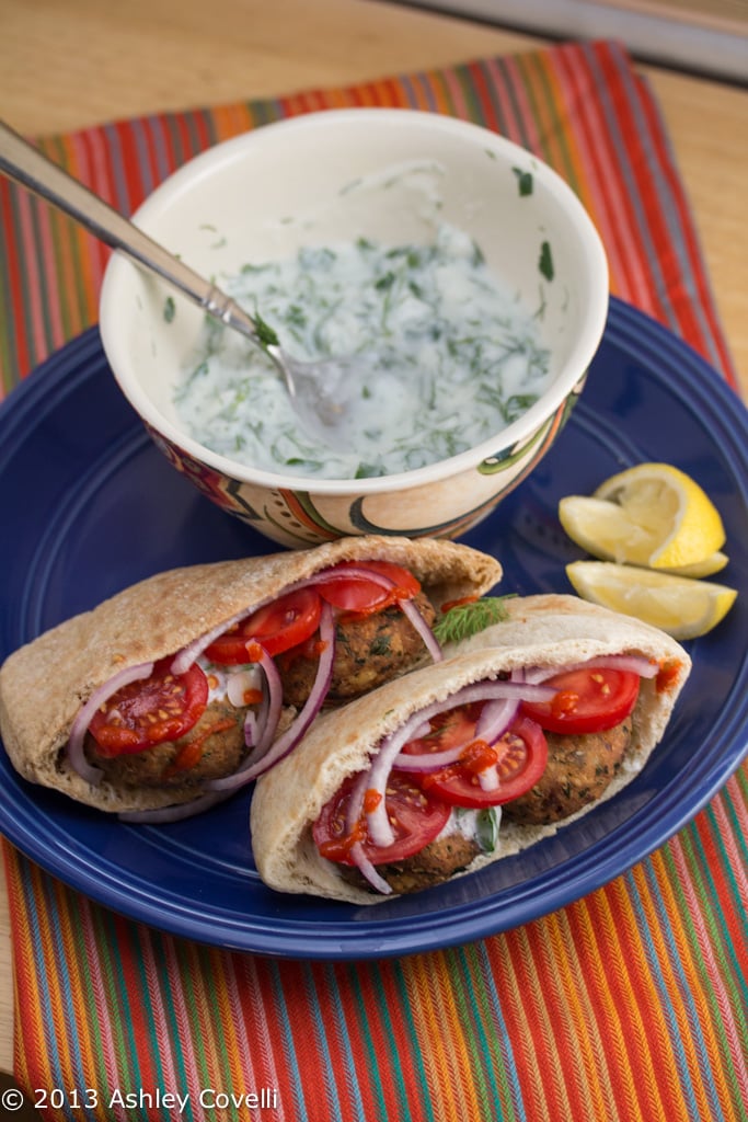 Falafel with Yogurt-Herb Sauce