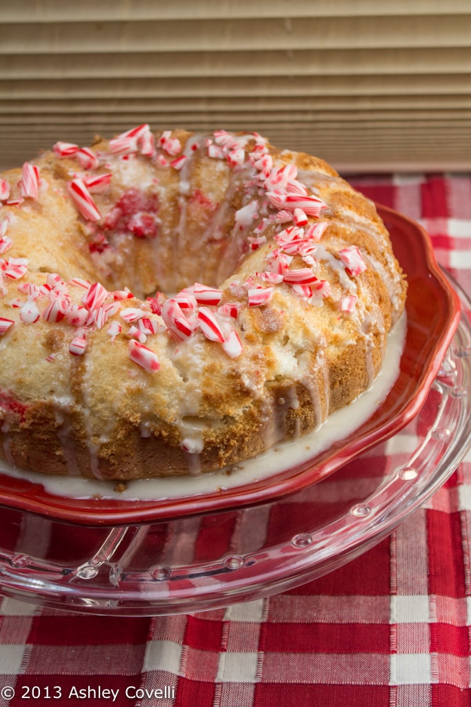 Candy Cane Bundt Cake